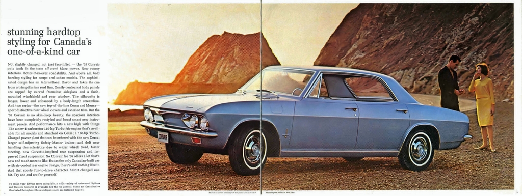 1965 Chevrolet Corvair Canadian Brochure Page 6